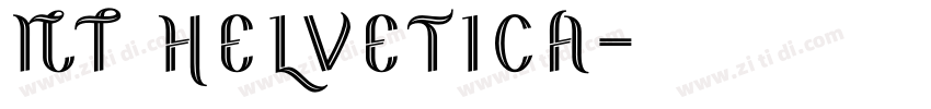 NT Helvetica字体转换
